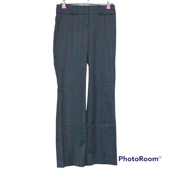Ann Taylor Loft Julie Gray Plaid Trousers Size 0 NWT - Picture 2 of 5